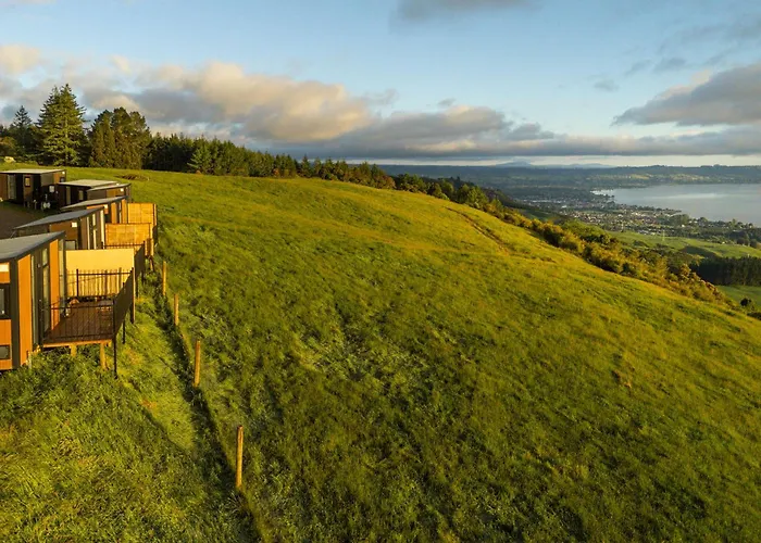 Сasa de vacaciones Aorangi Peak 4 By Tiny Away Rotorua